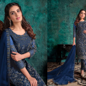 Elegant Looking Net With Embroidery Salwar Kameez